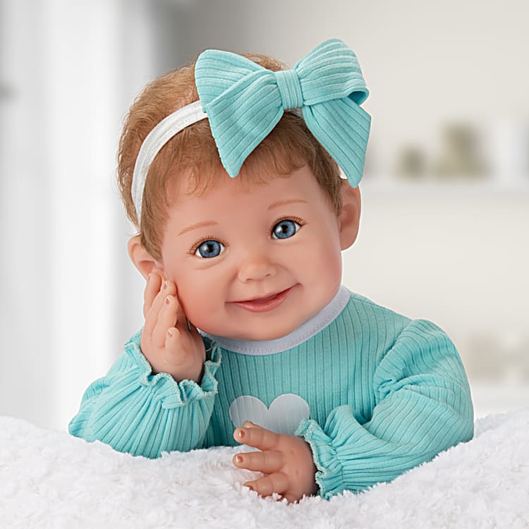 Hand-Painted Lifelike Baby Doll Featuring A Long Sleeved Longall