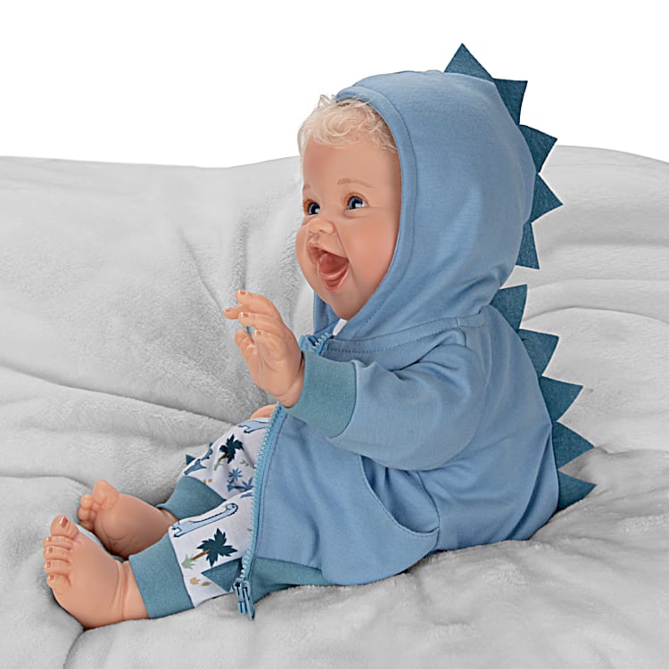 Lifelike Baby Doll That Roars And Giggles With Custom-Designed