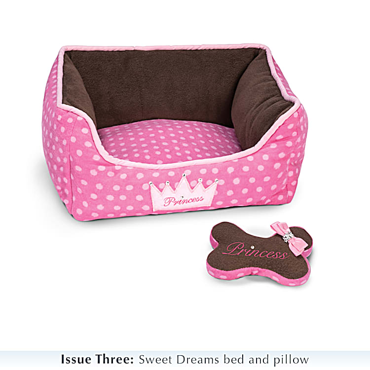 Pampered pet princess pink dog bed outlet