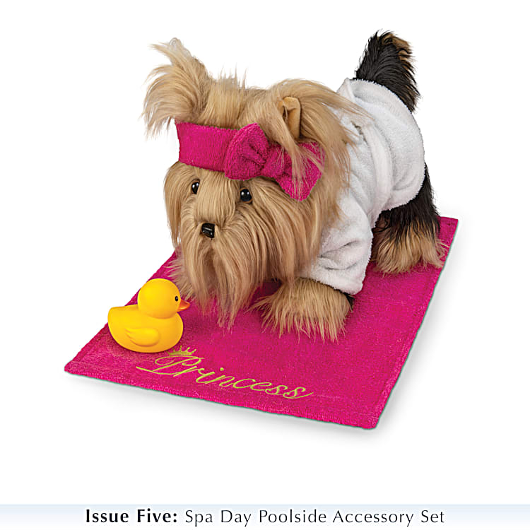 Hold That Pose Pampered Pooch Plush Yorkie Dog & Custom-Designed Accessory  Collection