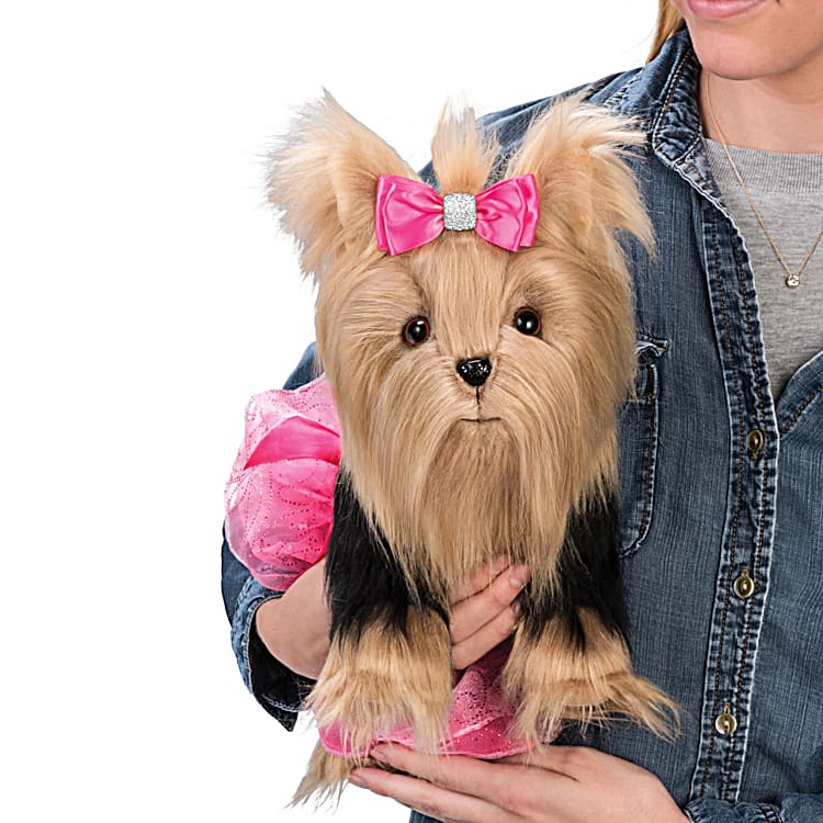 Hold That Pose Pampered Pooch Plush Yorkie Dog & Custom-Designed Accessory  Collection