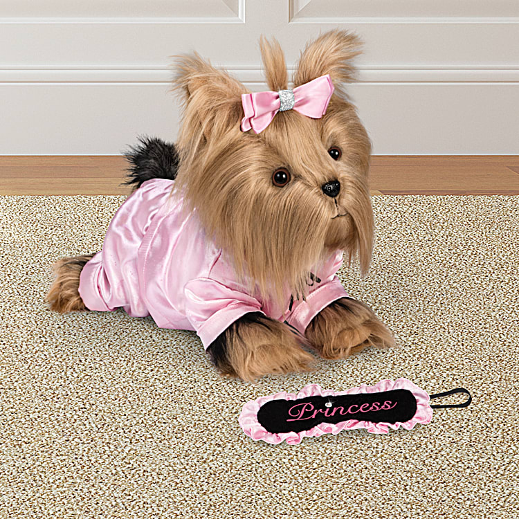 Hold That Pose Pampered Pooch Plush Yorkie Dog & Custom-Designed