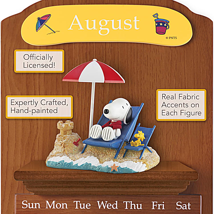 PEANUTS Perpetual Calendar Sculpted Figurine Collection