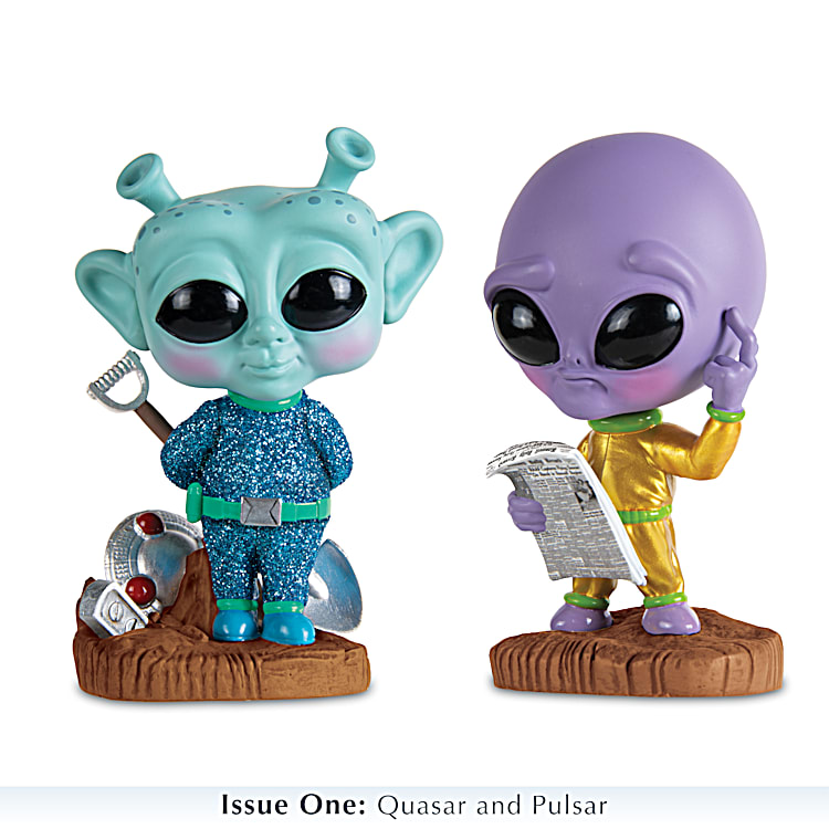 Miniature alien figures on sale