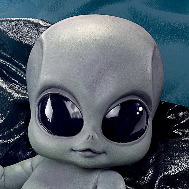 Hand-Painted 16 Poseable Alien Baby Doll Collection With Realistic