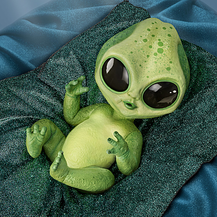 Realistic alien baby deals doll