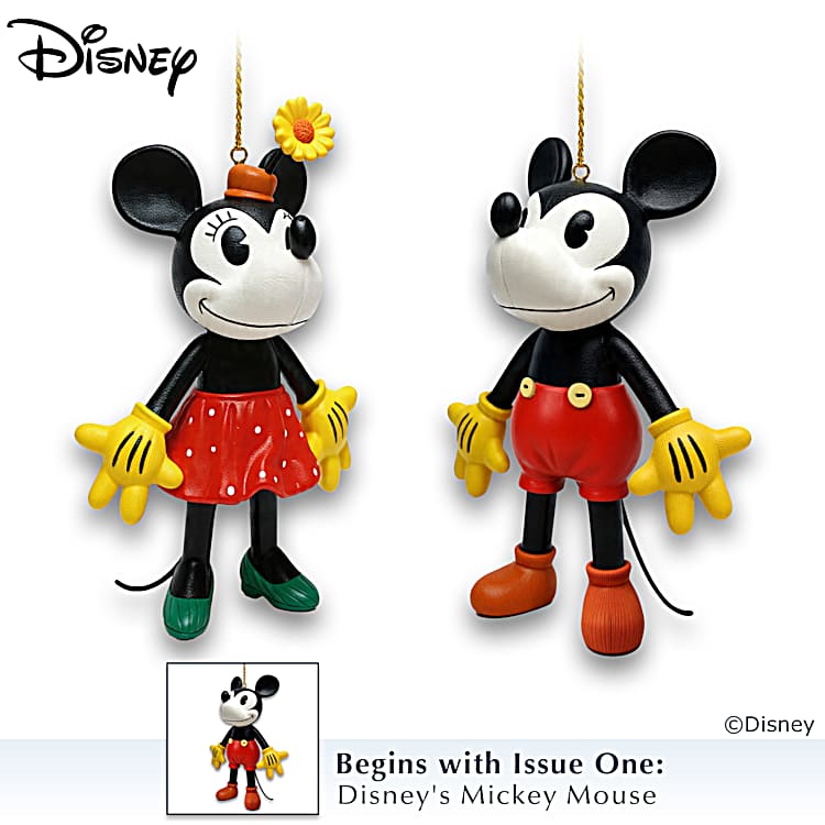 Vintage-Inspired Ornaments With Hand-Painted Details Of Disney's