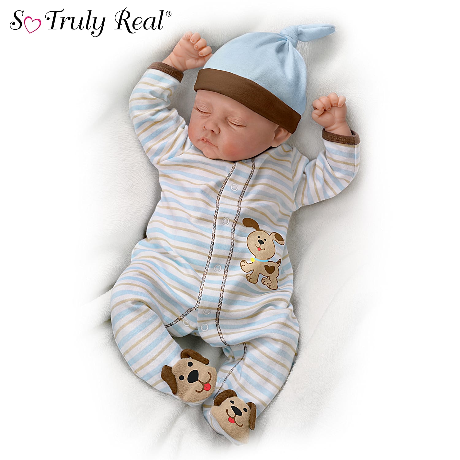 Sweet Dreams, Danny Weighted Lifelike Baby Boy Doll