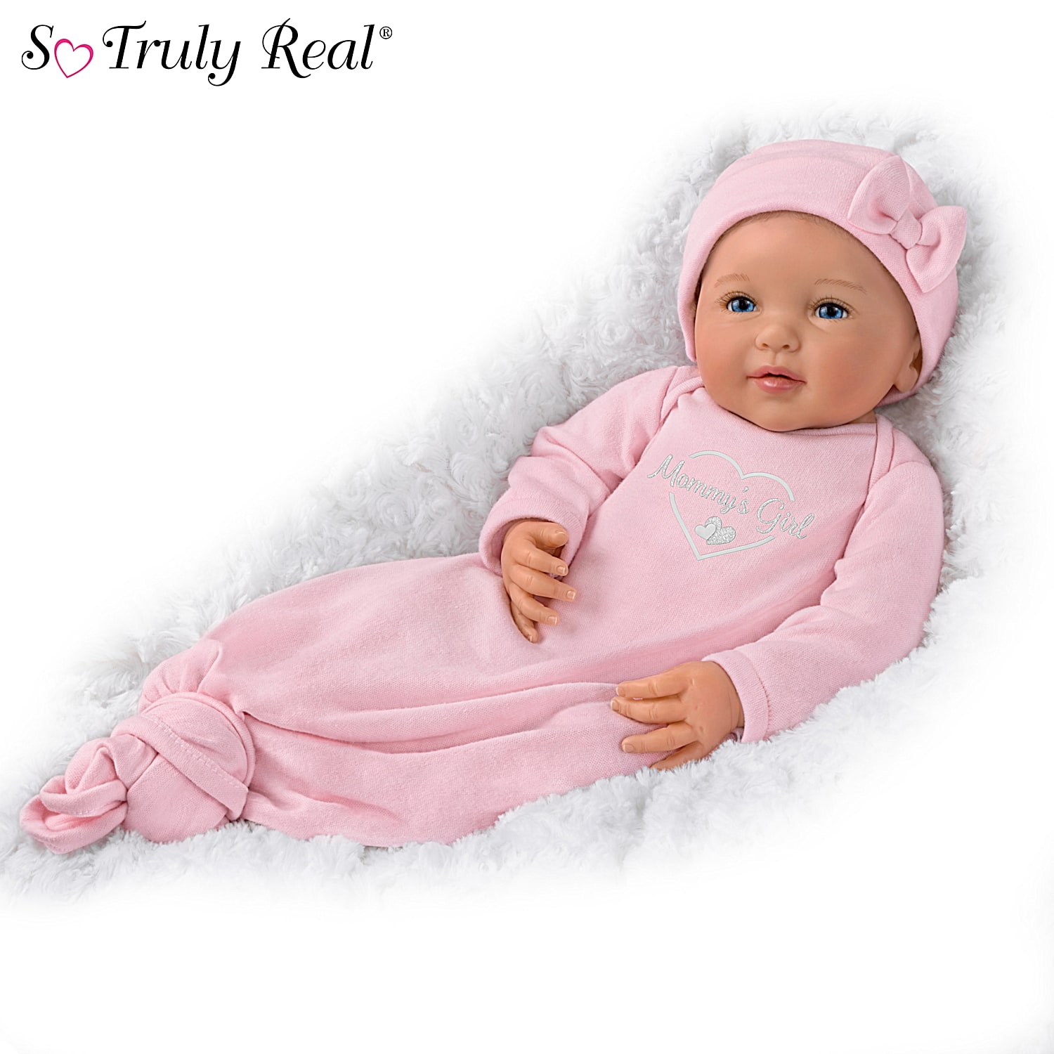 Boneca Bebê Reborn Alanna Baby Doll by Artist Ping Lau: Ashton Drake 45 cm  - Miami Outlet Importados