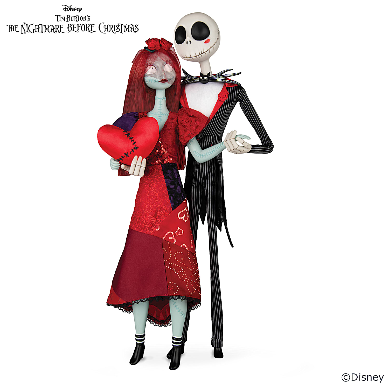 Disney Tim Burtons The Nightmare Before Christmas Scary Kind Of Love  Portrait Figure Set