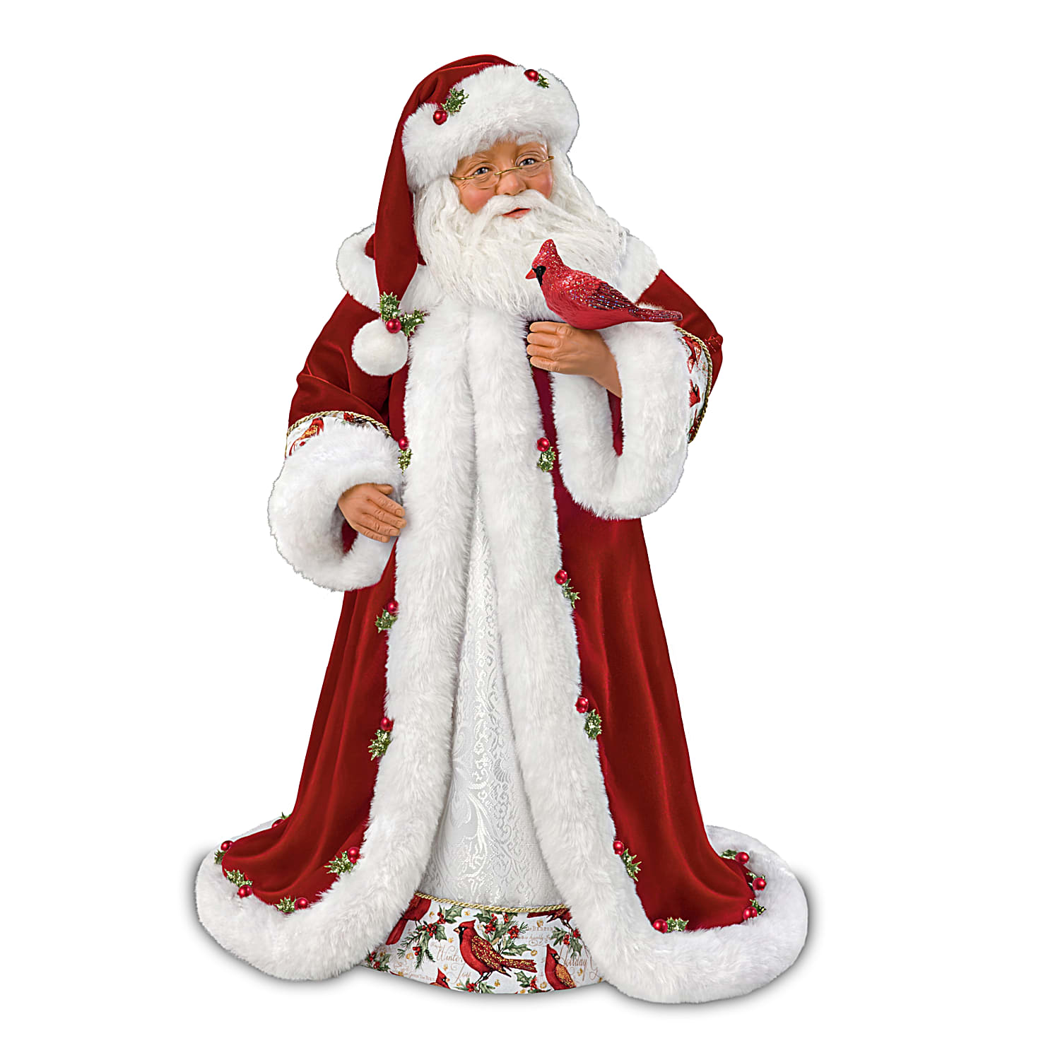 Winter Blessings Musical Santa Claus Doll By Artist Karen