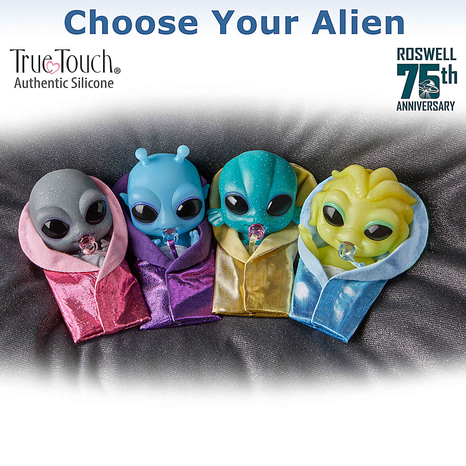 Out-of-This-World Alien Authentic Silicone Baby Doll With Custom 