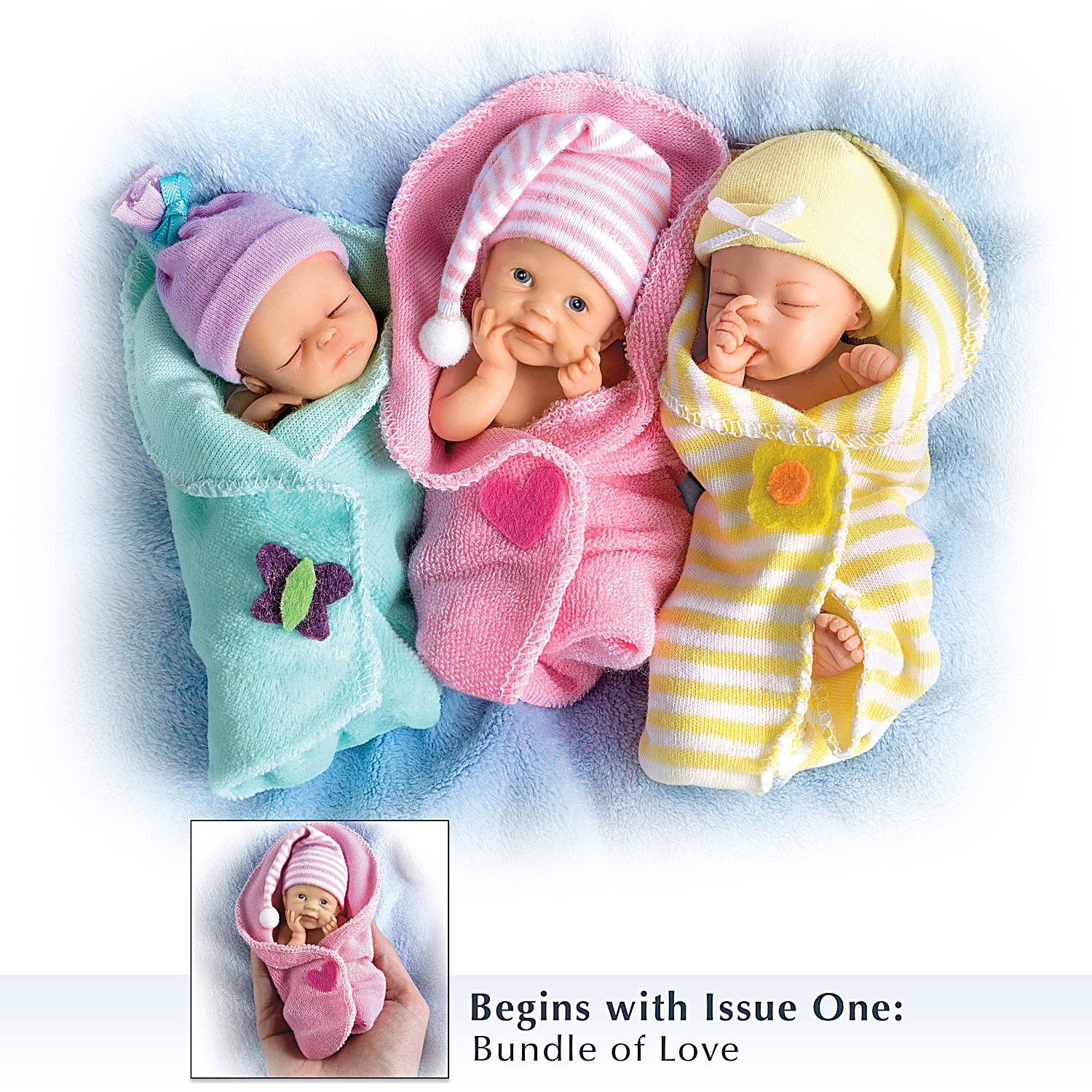 bespotten Noord West Mount Bank Bundle Babies Miniature Baby Doll Collection