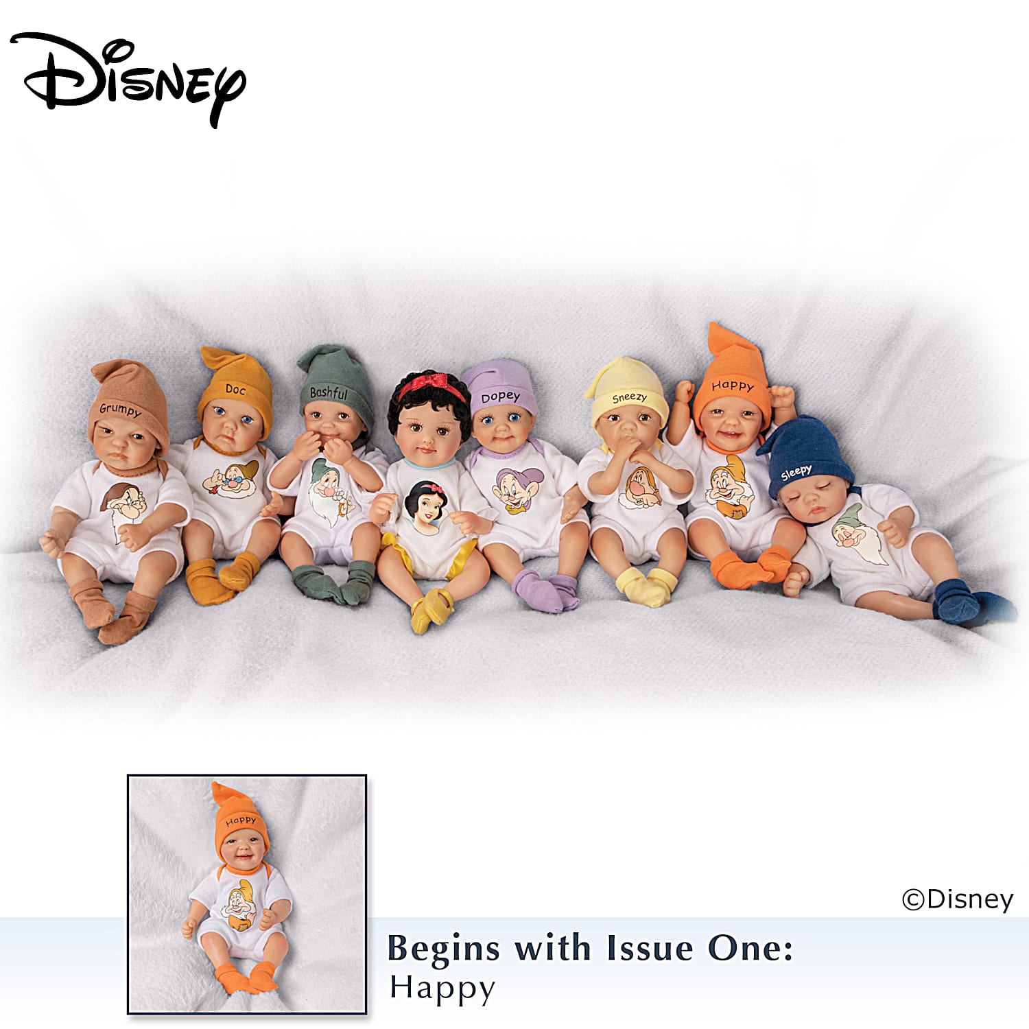 Disney Snow White And The Seven Dwarfs Doll Collection