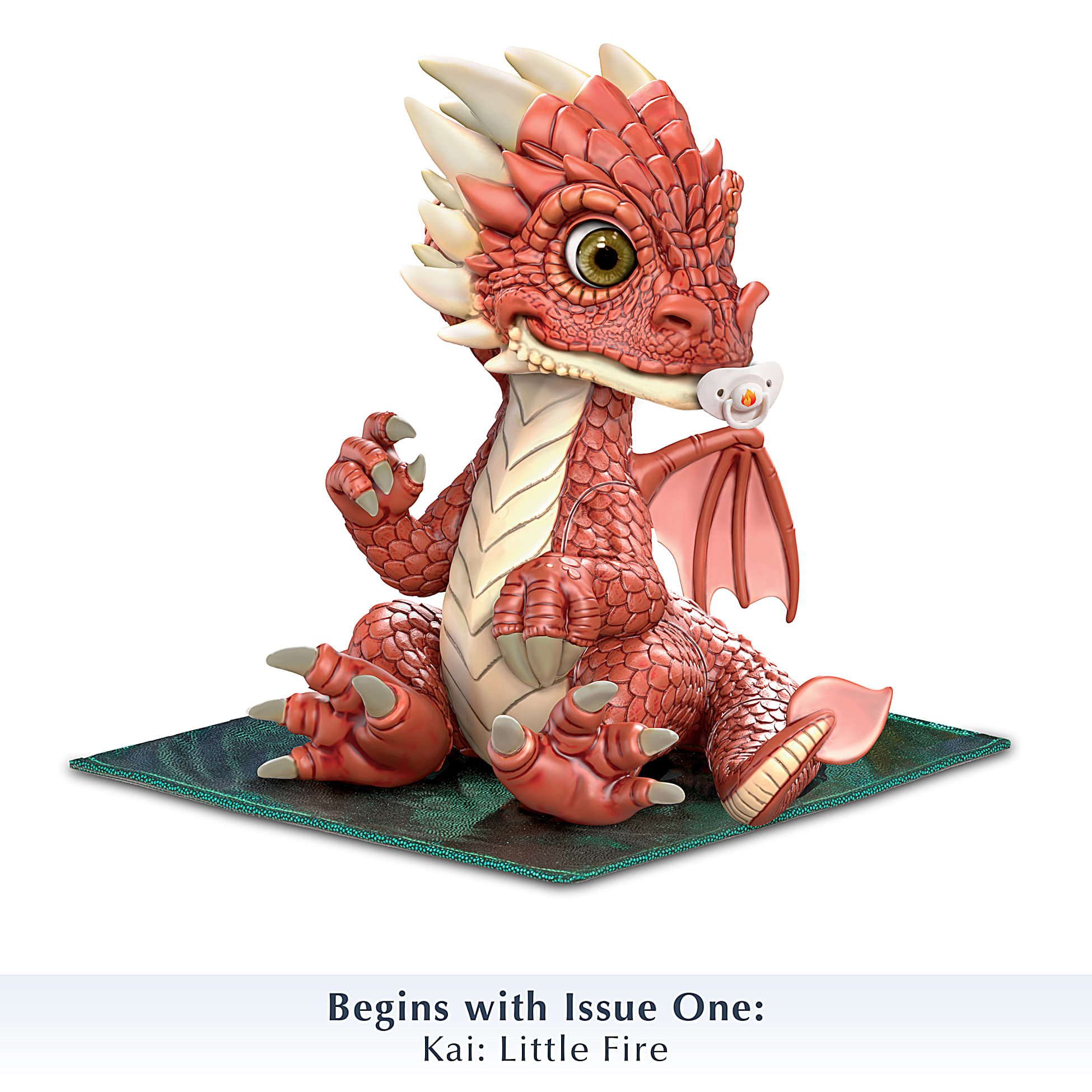 Mystical Dragonlings Poseable Baby Dragon Collection Featuring Realistic Scales Horns Claws
