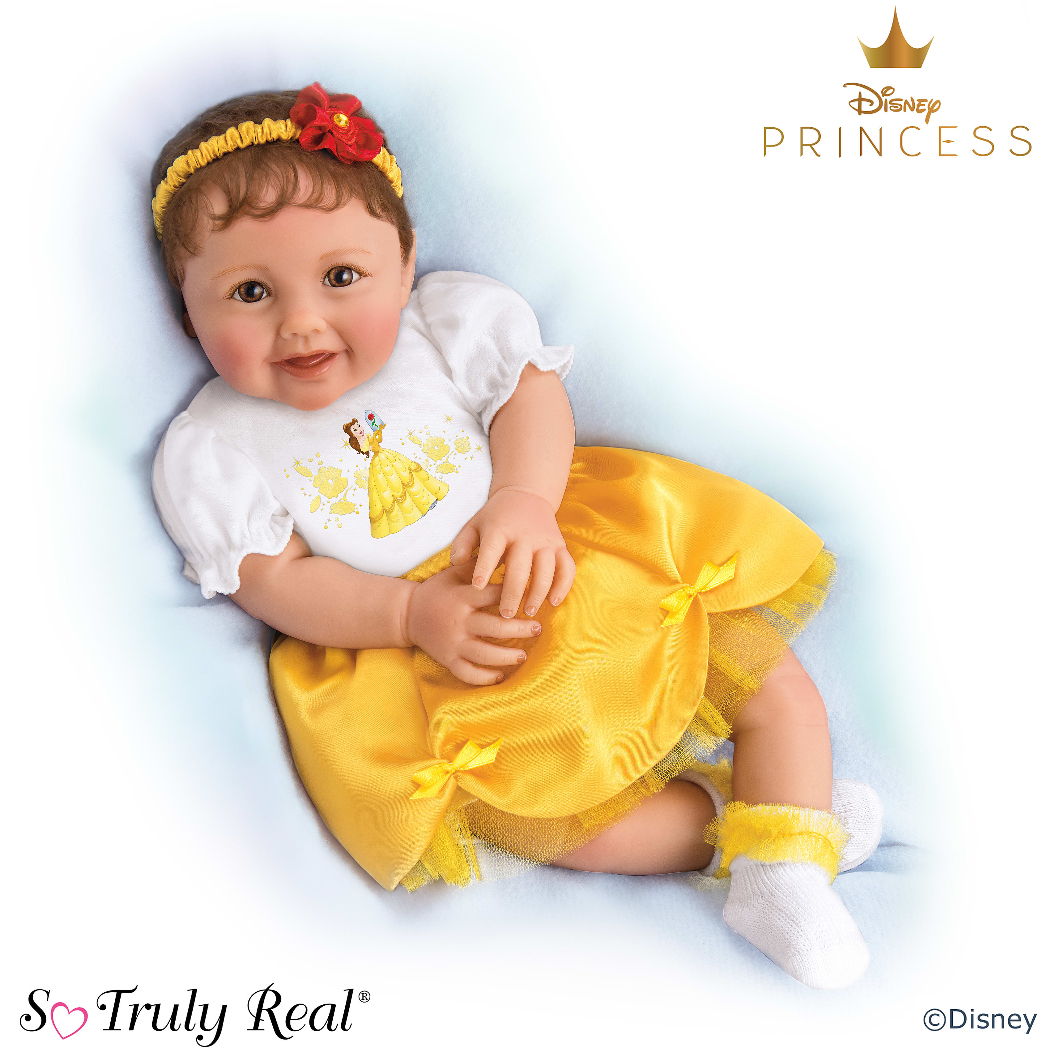 So Truly Real Disney Little Princess Vinyl Baby Doll By Artist Ping Lau