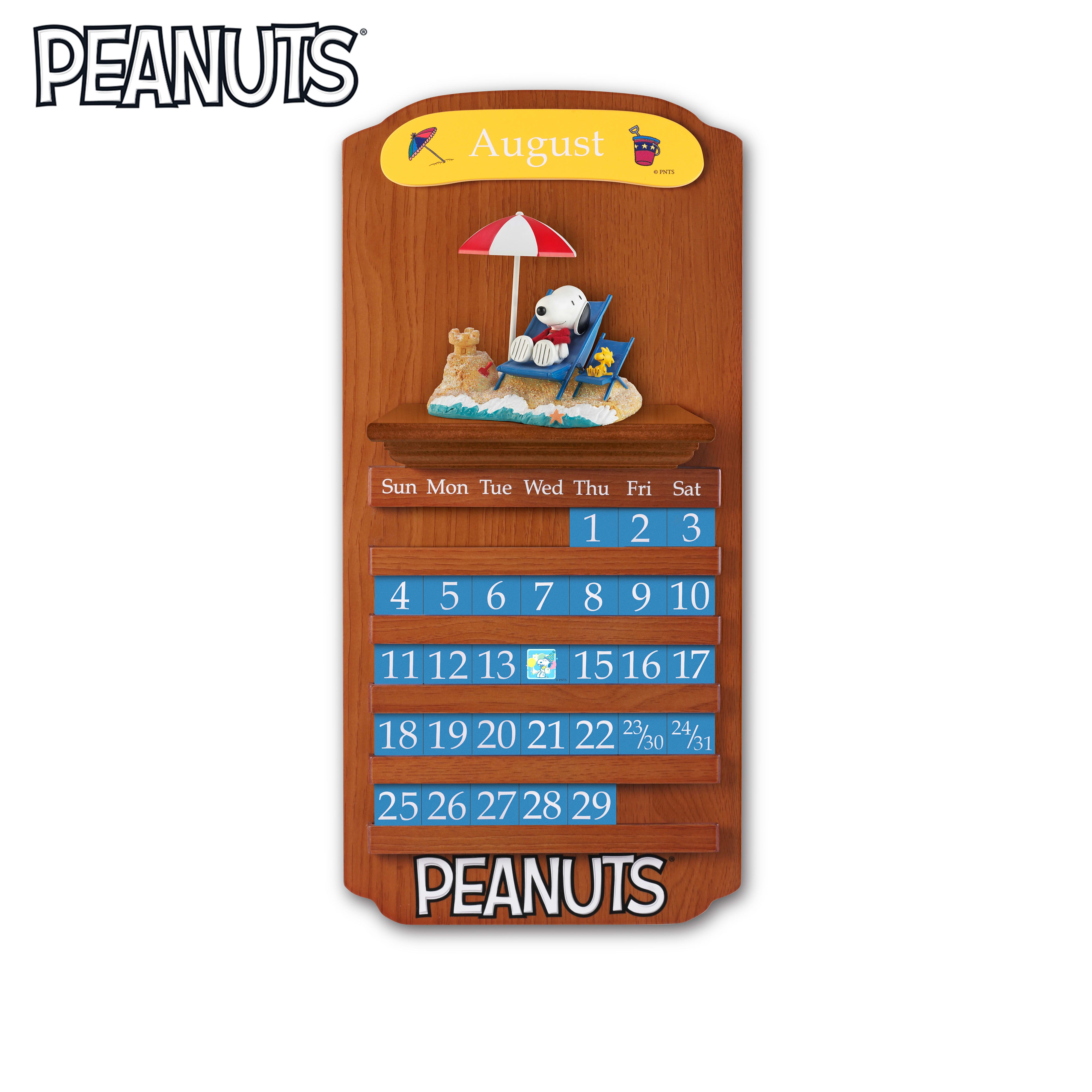 PEANUTS Perpetual Calendar Sculpted Figurine Collection