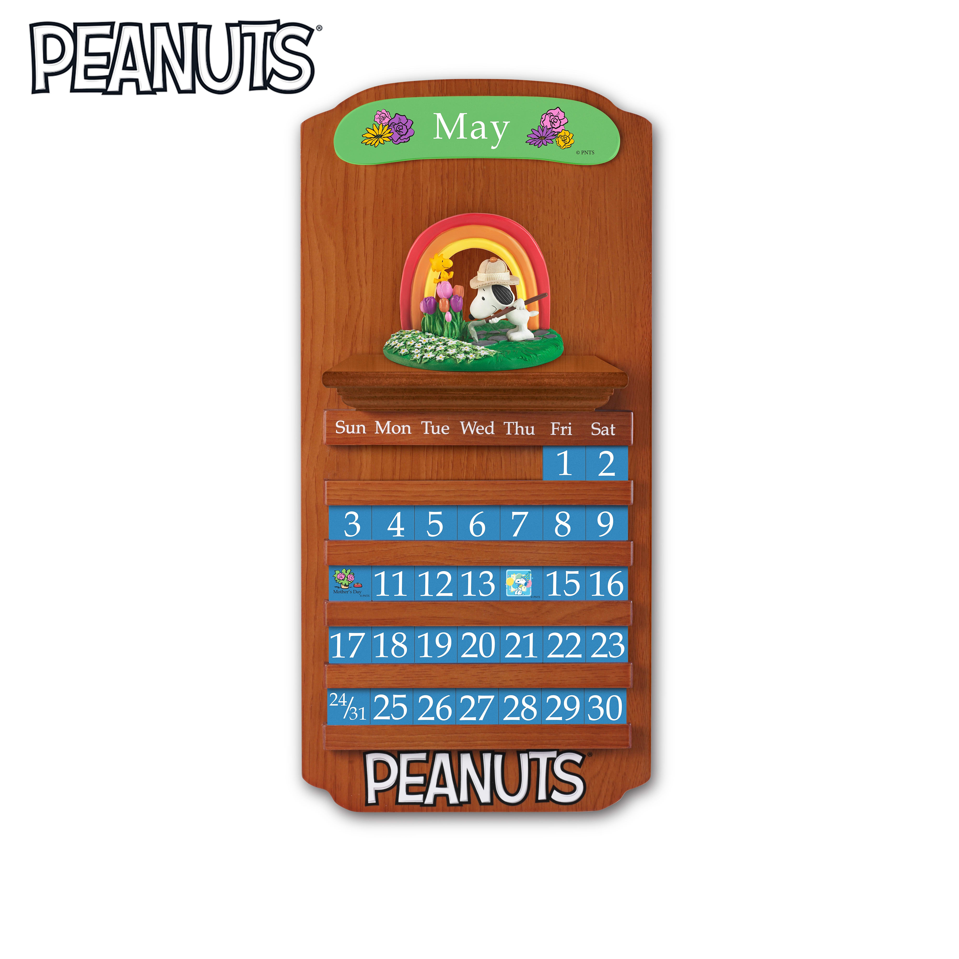 PEANUTS Perpetual Calendar Sculpted Figurine Collection