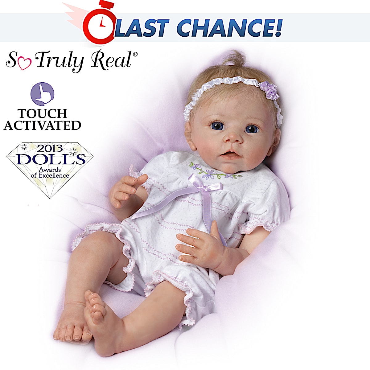 Realistic baby dolls that move online