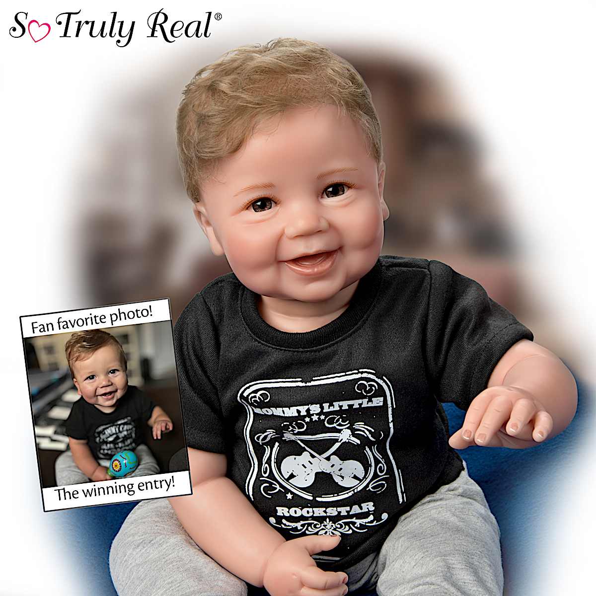 Banks HandPainted Lifelike Baby Doll Boy Inspired By The 12th Annual