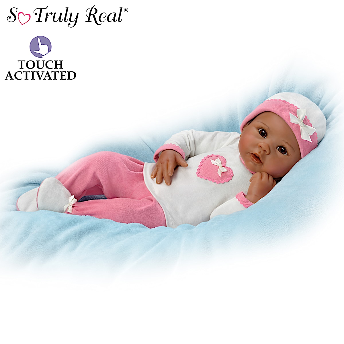 So Truly Real Jayla Touch-Activated Baby Doll