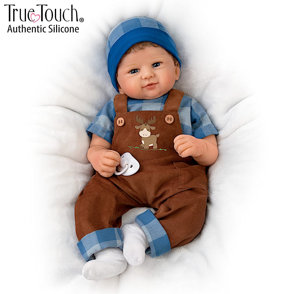 Authentic Silicone Realistic Baby Boy Doll By Sandy Faber