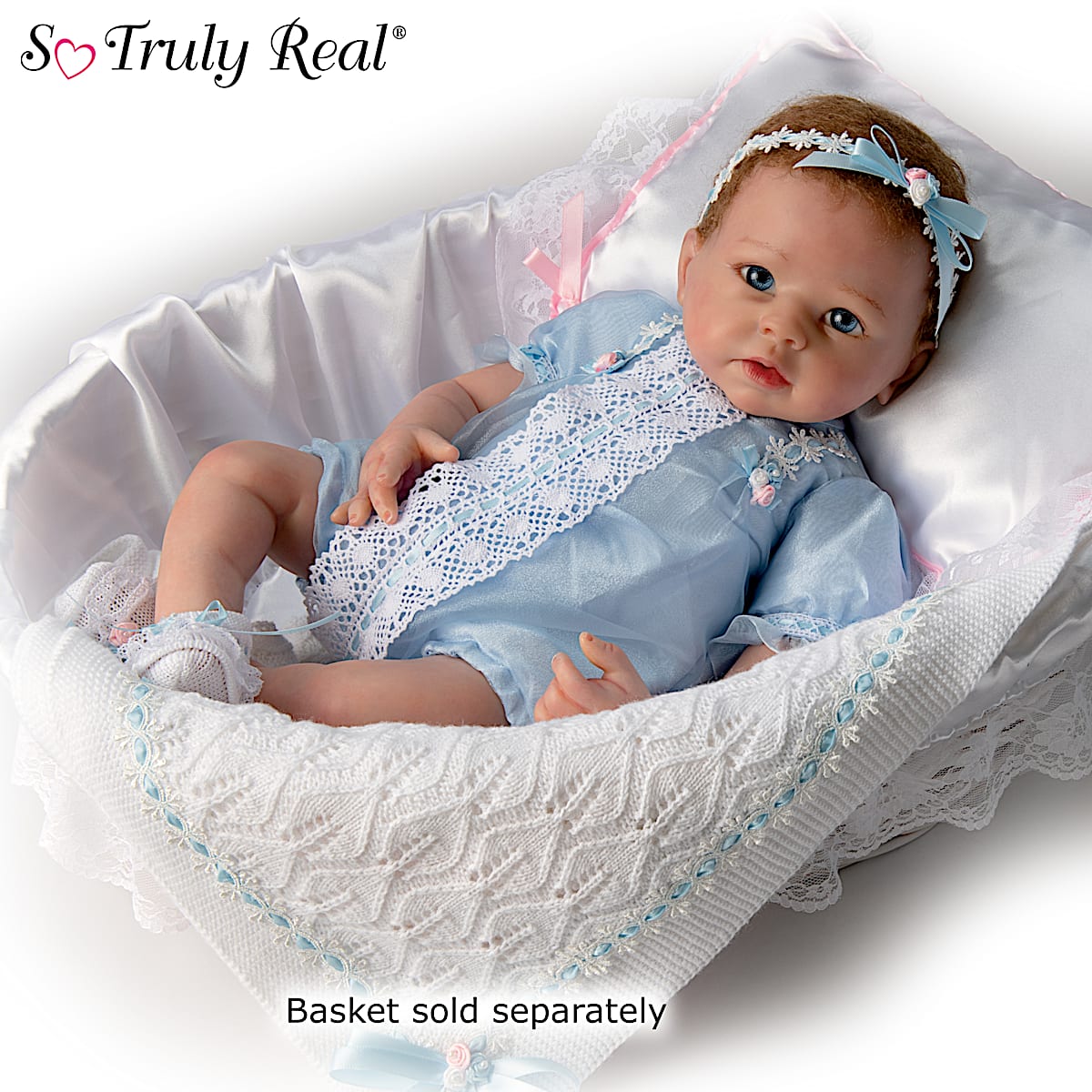 Forget Me Not Katie Hand-Painted Reborn Baby Doll Featuring Inset ...