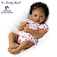 "Sweet Butterfly Kisses" Interactive Baby Girl Doll