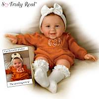 So Truly Real Little Baby Girl Vinyl Baby Doll Weighted To Feel Like A  Newborn With Magnetic Pacifier