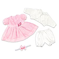 Party Dress Baby Doll Accessory Set