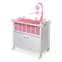Cabinet Doll Crib Baby Doll Accessory Set