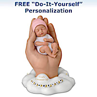 "God's Greatest Gift" Miniature Baby Doll With Name Beads