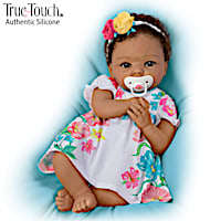 "Little And Lovely Gabrielle" Silicone Baby Girl Doll