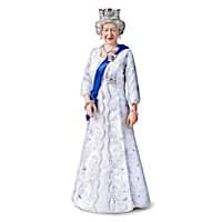 Long May She Reign Queen Elizabeth II Portrait Doll