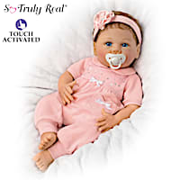 Chloe Coos RealTouch Vinyl Interactive Baby Doll