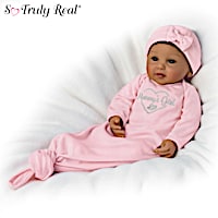 "Mommy's Girl" Lifelike Baby Doll With Magnetic Pacifier