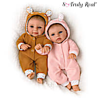 Sherry Rawn "Oh Deer! The Twins Are Here!" Baby Doll Set