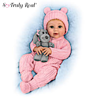 Sherry Rawn "Arianna" Baby Girl Doll With Plush Puppy