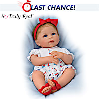 "Little Saylor" Lifelike Baby Doll With Magnetic Pacifier