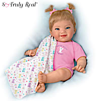 Ping Lau Down Syndrome Awareness Lifelike Poseable Baby Doll