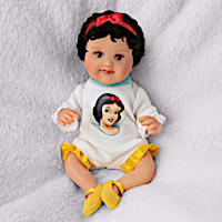 Disney Snow White And The Seven Dwarfs 6 Baby Dolls With Custom One Piece Knit Cap Matching Socks