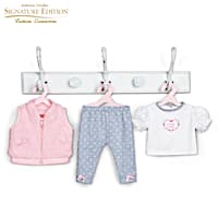 Cute And Classic Dress Baby Doll Accessory Set