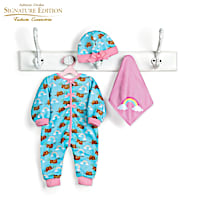 Sleeper Set By Victoria Jordan For 17" To 19" Baby Dolls