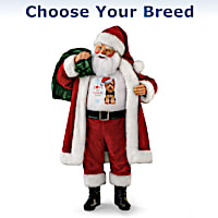 "I Love My Dog Too!" Classic Santa Doll: Choose Your Breed