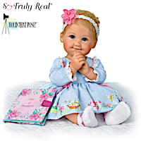 "Maria" Poseable Baby Doll By Ping Lau With Cloth Storybook