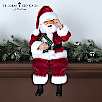 The Night Before Christmas Storybook Santa Doll