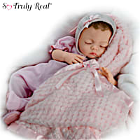 Lifelike Touch-Activated "Breathing" Lullaby Baby Doll