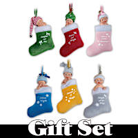 Holiday Jingle Bell Ornament Set