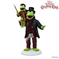 Disney Bob Cratchit And Tiny Tim Figurine