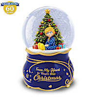 Mrs. Beasley Christmas Snowglobe Plays "Jingle Bells"